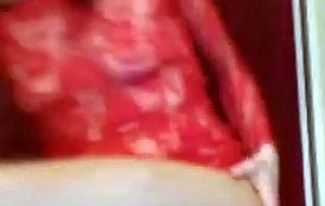 Hot brunette babe masturbation and vibrator