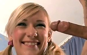 Blond honey teen