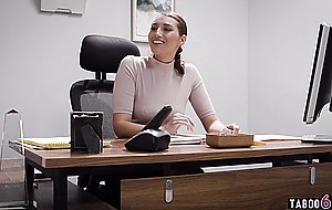 Secretary MILF Bella Rolland tried to stay professional with her boss