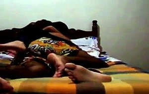 Latina girlfriend having sex for the webcam