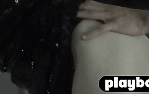 Two amazing lesbians posed together after hot MILF kissed her boyfriend