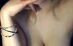Slightly chubby teen stripping down on webcam
