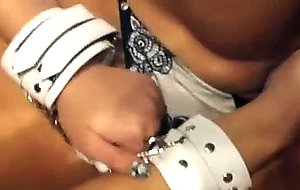 Asian teen with locked hands gets missionary fucked