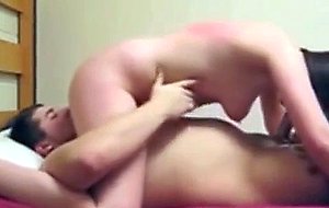 Chubby couple having sex