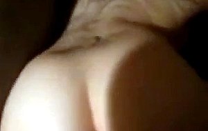 Blonde girl sucks cock and fucks