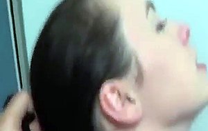 Teen being dirty at university's library