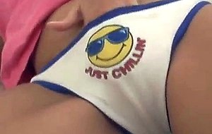 Naughty petite asian babe oil masturbation
