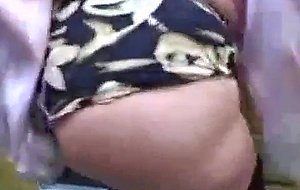Old mom blows black cock in the...