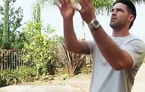 Jogging around the cock