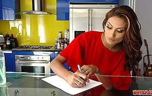 Stepmom showing stepsosn its better to stay at home instead outside