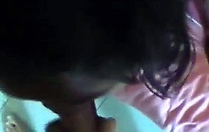 My ebony darling handling a cock