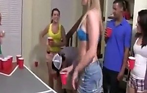 College babysitters enjoy riding on cock