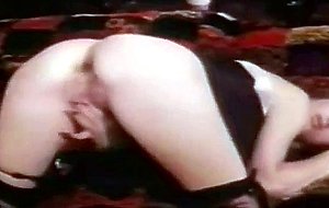 Naughty brunette gets a horny orgasm