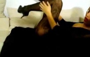 Amateur german tranny strips