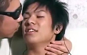 Schoolboy gets toyplayed on his anus