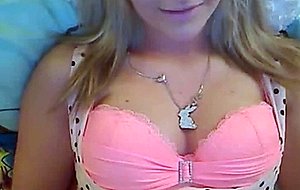 Perfect blonde perfect body masturbates on cam new