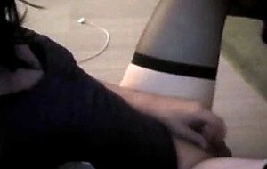 Teen cd slut first jerking off vid