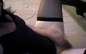 Teen cd slut first jerking off vid