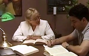 Italian teacher and her student