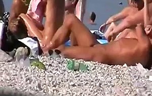 Nude beach amateurs