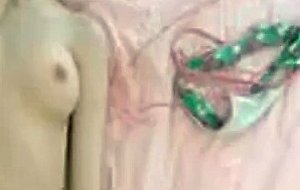 Busty girl fingering snatch deeply