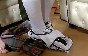 Teen and her study buddy