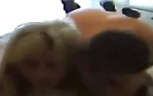 Hot blonde girl fucks boyfriend