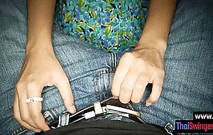 Petite hairy pussy teen got fucked hard after she swallowed big hard cock