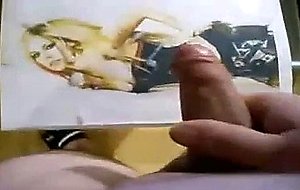 Cumming on my Fave Avril Lavinge pic