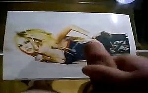 Cumming on my Fave Avril Lavinge pic