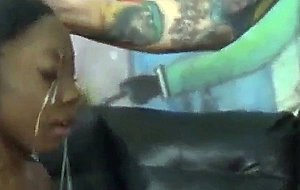 Amateur black girl shocking rough sex