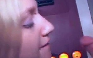 Big titty glory hole bj
