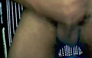 Amateur skinny tranny masturbates
