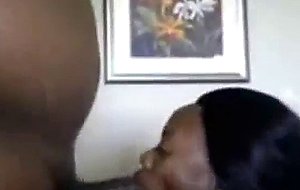 Amateur nasty black head