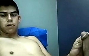 Year old latino masturbating