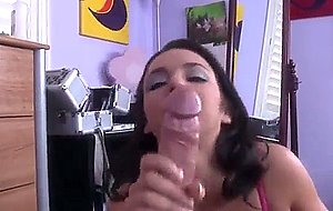 Big tits housewife gagging