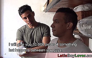 Amateur latin teen subworker pleasing his perv boss