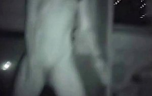 Amateur milf stands naked unaware its her boss behind camera