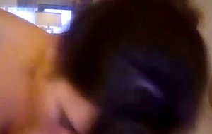 Very horny amateur riding cock