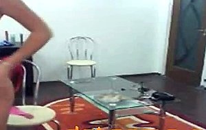 Crazy girl sweet on webcam strips