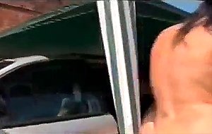Cleaning the back seat