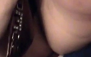 Rubs wifes cunt with her heels
