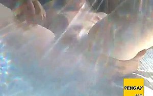 anal with a mini baseball bat and a chisel handle