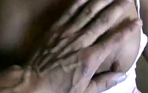 Horny blonde housewife lets lover play with big tits