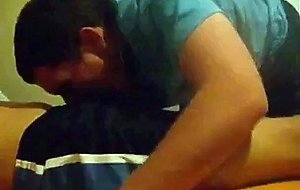 Blowing my buddy and he blows in my mouth