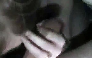 Girlfriend gives head under the blanket