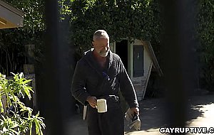 Old gay Lance wants his black neighbors huge cock