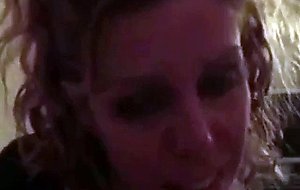 Milf maid sucking cock