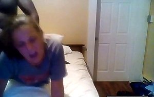 Fucking white friend like bitch