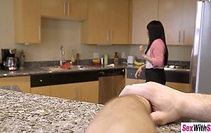 Guy snuck into stepsisters Arielle Faye pussy after he played with pussy